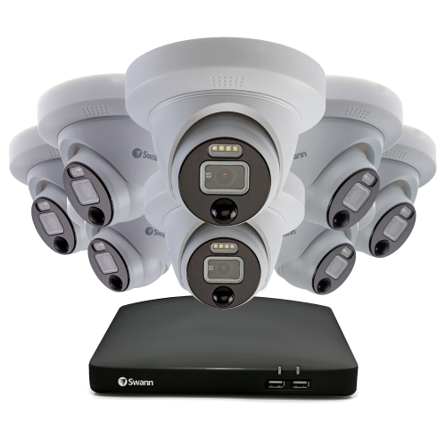 監視カメラ　Swann Smart Security System 1080P Swann Home DVR Security Camera System, 4 Camera 4 Channel, 1080p