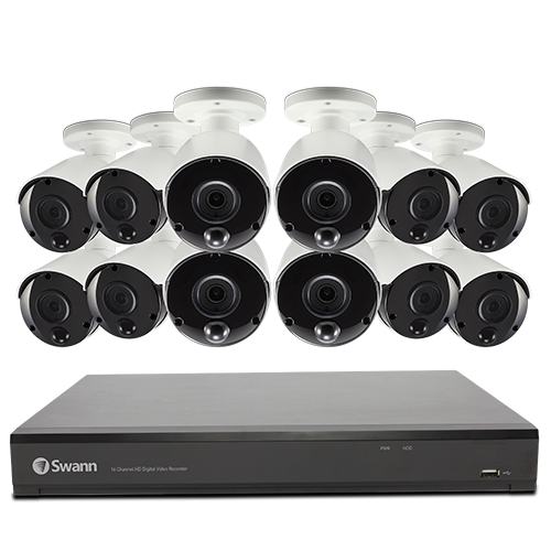12 Camera 16 Channel 5MP HD DVR Security System   - CODV16-558012
