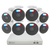 8 Camera 8 Channel 1080p Full HD Audio/Video DVR Security System | SWDVK-84880W8AOC