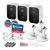 CoreCam 2K Wireless Spotlight Cameras with 2-Way Talk, Siren & Heat + Motion Detection | SWIFI-COREPROPK3