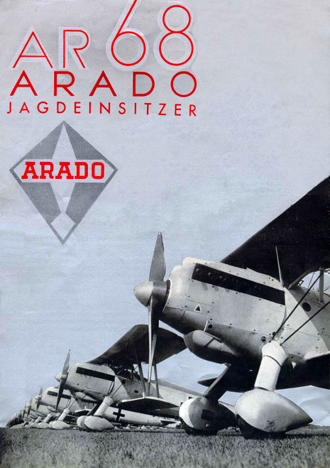 Arado Ar 68 Aircraft brochure,German Language : Prospekt Arado Ar 68 Aircraft brochure,German Language : Prospekt