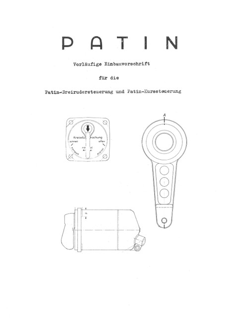 Patin Installation Instructions PDS and PKS Manual , Patin-Einbauvorschrift PDS und PKS(German Language ) Patin Installation Instructions PDS and PKS Manual , Patin-Einbauvorschrift PDS und PKS(German Language )