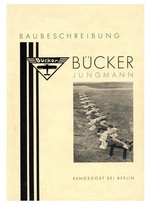 Bücker Bü 131 Aircraft brochure, Prospekt (German Language) Bücker Bü 131 Aircraft brochure, Prospekt (German Language)