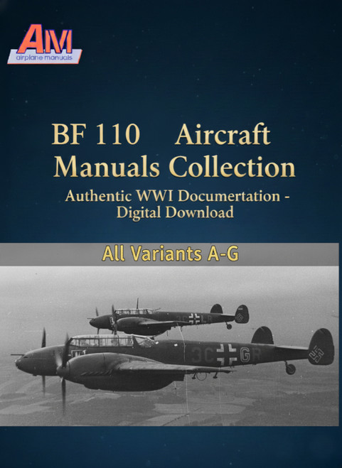 Messerschmitt Bf 109 Aircraft Manuals Collection( (Digital Download)