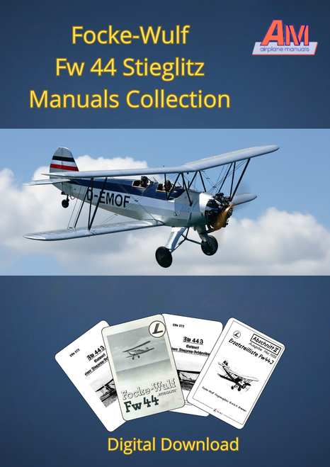 Focke-Wulf Fw 44 Stieglitz Manuals_cover_collection