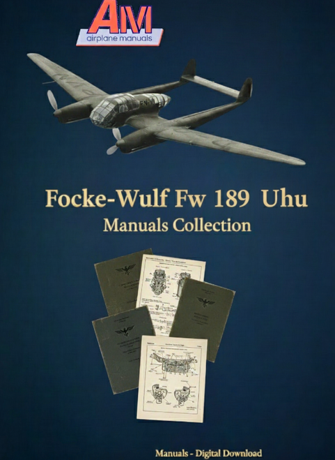Collection of Manuals – Focke-Wulf Fw 189 Uhu_cover
