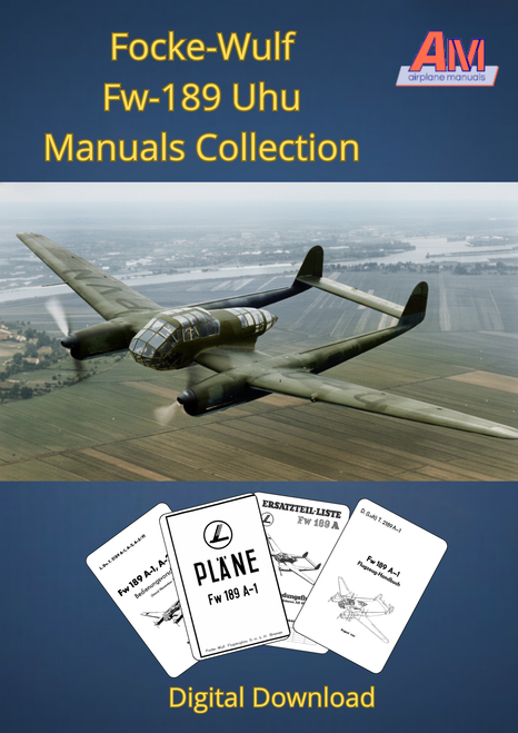 Collection of Manuals – Focke-Wulf Fw 189 Uhu_cover