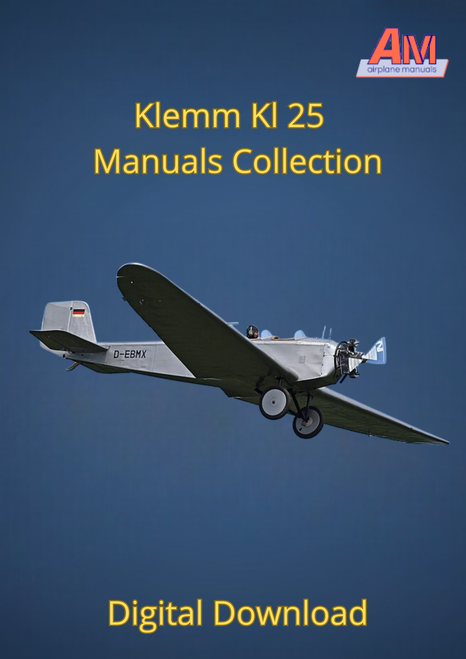 Klemm Kl 25 Manuals Collection_cover