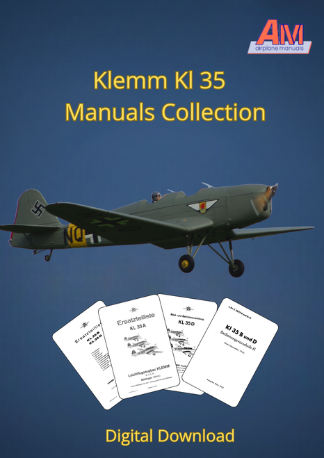 Klemm Kl 35 Manuals Collection_cover