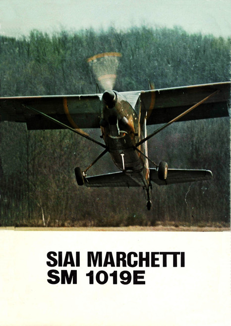 SIAI Marchetti SM-1019 E Aircraft Brochure Manual (English Language )