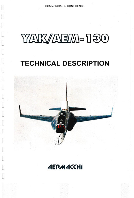 Aermacchi YAK/ AEM-130  Aircraft, Technical Brochure Manual