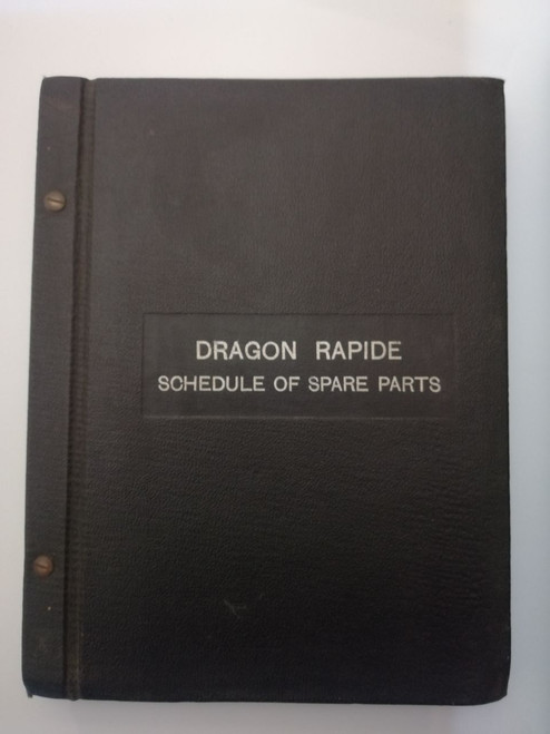 De Havilland DH.89 Dragon Rapide Mks II & III aircraft schedule of spare parts manual
original paper manual (English language) De Havilland DH.89 Dragon Rapide Mks II & III aircraft schedule of spare parts manual
original paper manual (English language)