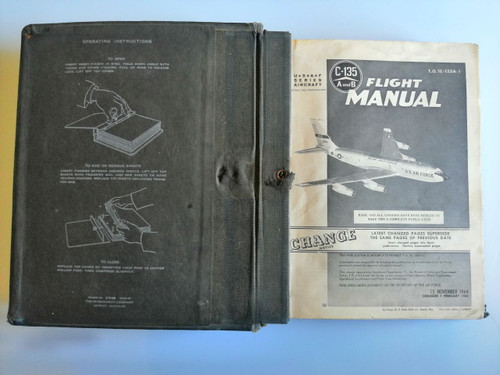 Boeing C-135 A and B aircraft Flight manual .T.O. 1C-135A-1 (1964)
original paper manual (English language) Boeing C-135 A and B aircraft Flight manual .T.O. 1C-135A-1 (1964)
original paper manual (English language)