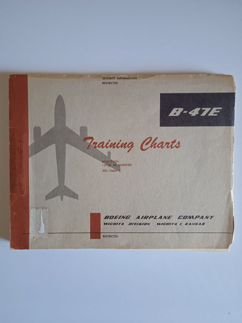 Boeing B-47 E aircraft Training Charts (hardcover version)