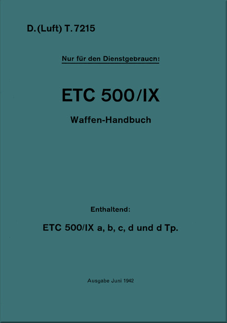 ETC 5000 IX Weapons Manual,ETC 5000 IX waffen-handbuck (German Language) ETC 5000 IX Weapons Manual,ETC 5000 IX waffen-handbuck (German Language)