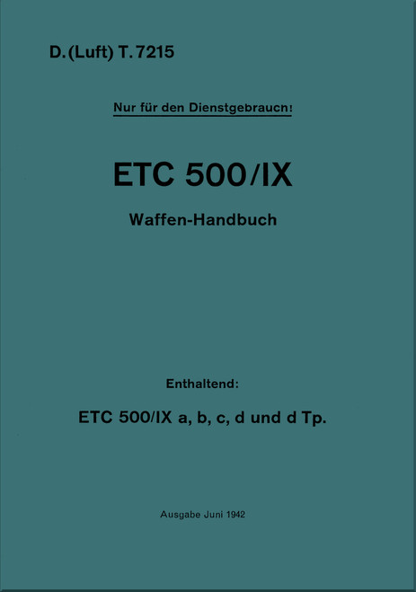 ETC 5000 IX Weapons Manual,ETC 5000 IX waffen-handbuck (German Language)