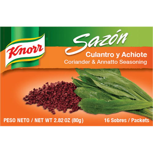 Knorr Sazon Culantro y Achiote 16 packets