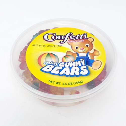 Confetti Mini Gummy Bears Candy