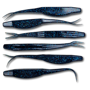 Barracuda Baits 8" Split Tail Shad Soft Plastics Barracuda Baits 8" Split Tail Shad Soft Plastics