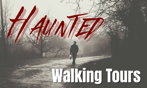 Logo for Haunted Walking Tours event
