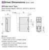 DRL60-05A4P-KB - Dimensions