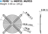 T-MD925AL-24-G - Dimensions