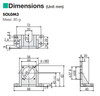SOL0M3 - Dimensions