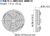 T-MBD12-24-FA - Dimensions