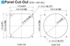 T-MDA1225-24-G - Dimensions