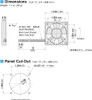 T-MDS510M-24-G - Dimensions