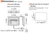 BLV640NM10F-3 / OPX-2A - Dimensions