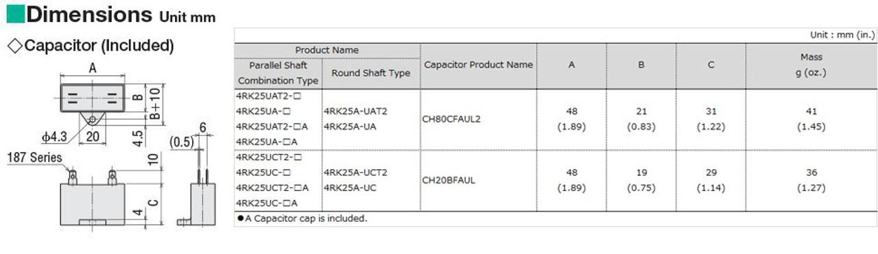 4RK25UC-15A - Capacitor