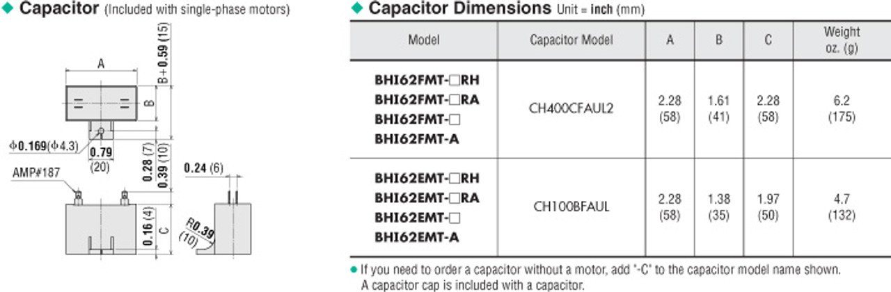 BHI62EMT-100RA - Capacitor