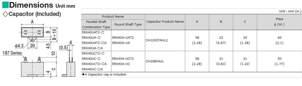 5RK40UA-90A - Capacitor