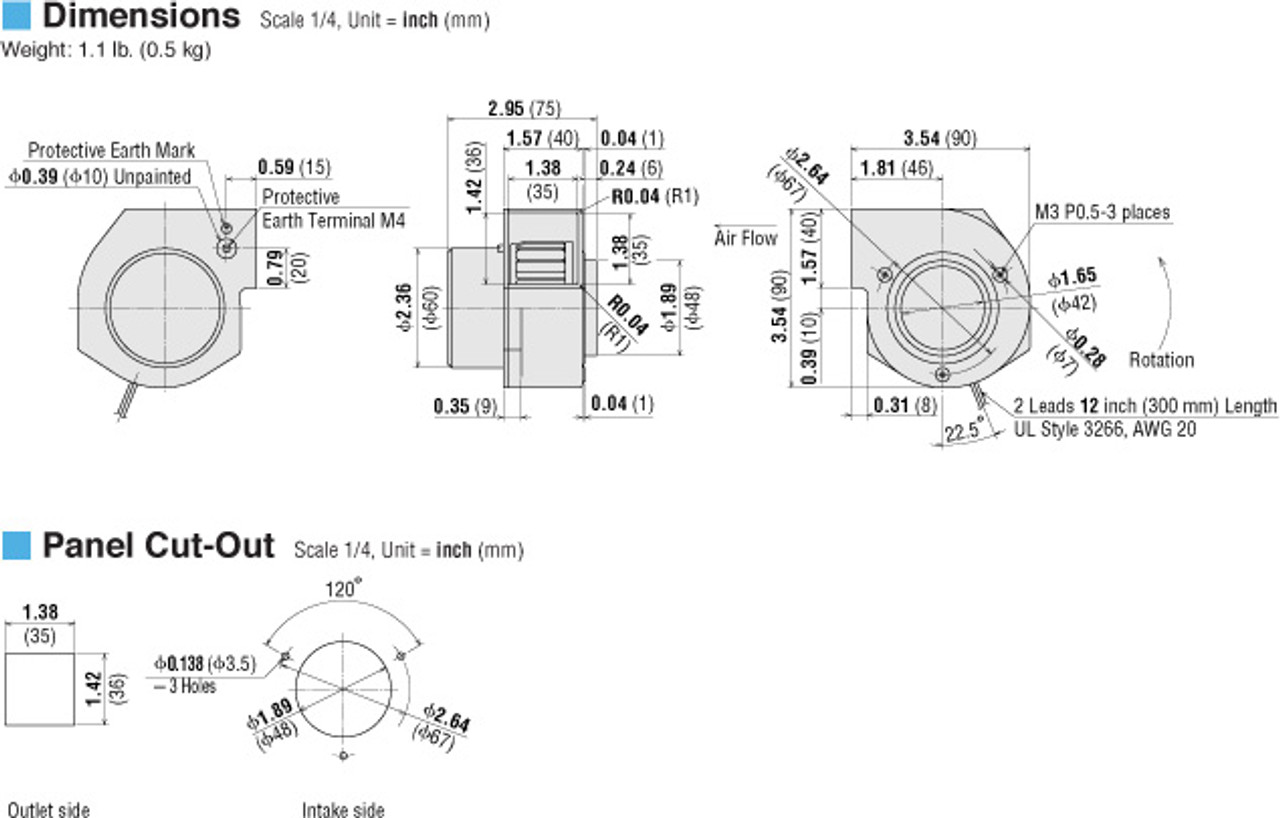 MB630-B - Dimensions