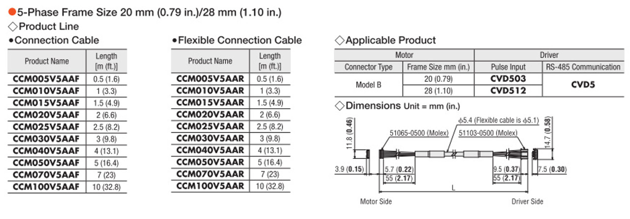 CCM010V5AAR - Dimensions