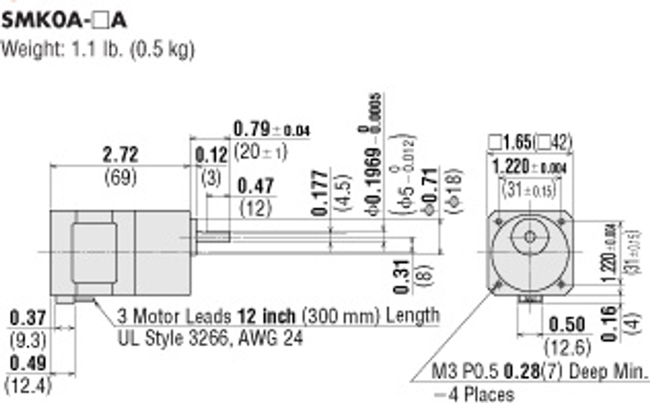 SMK0A-60A - Dimensions