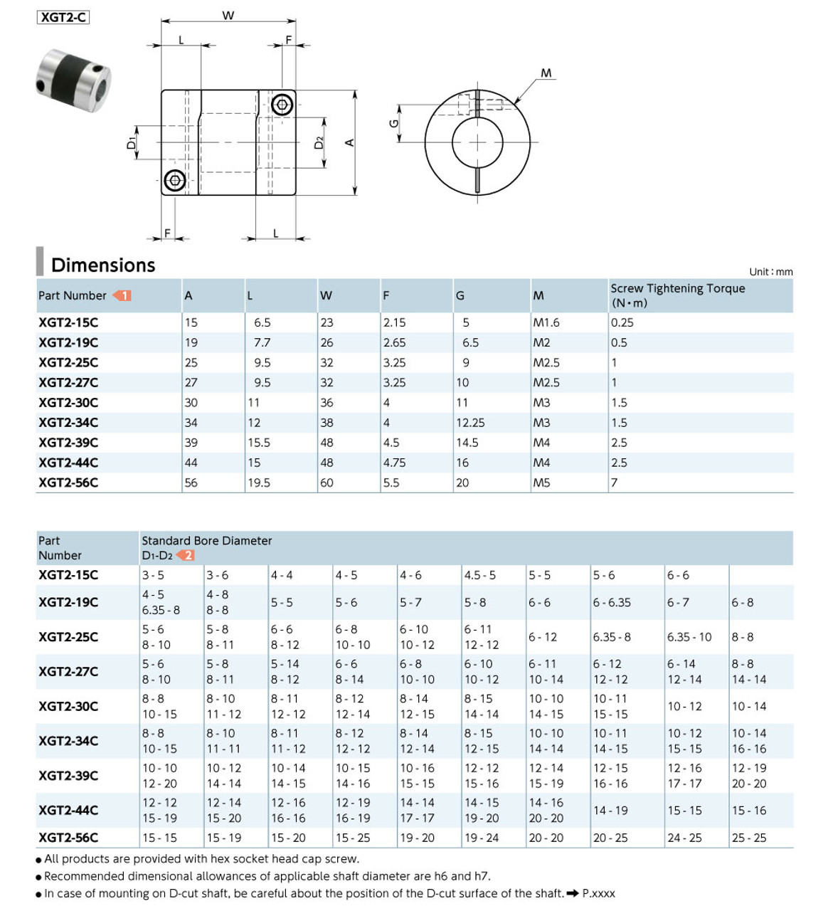 XGT2-19C-5-6 - Dimensions