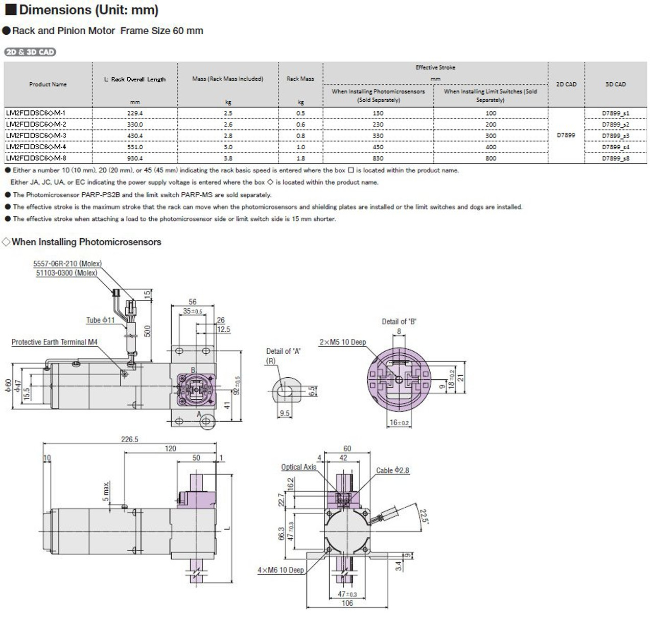 LM2F45DSC6ECM-1 - Dimensions