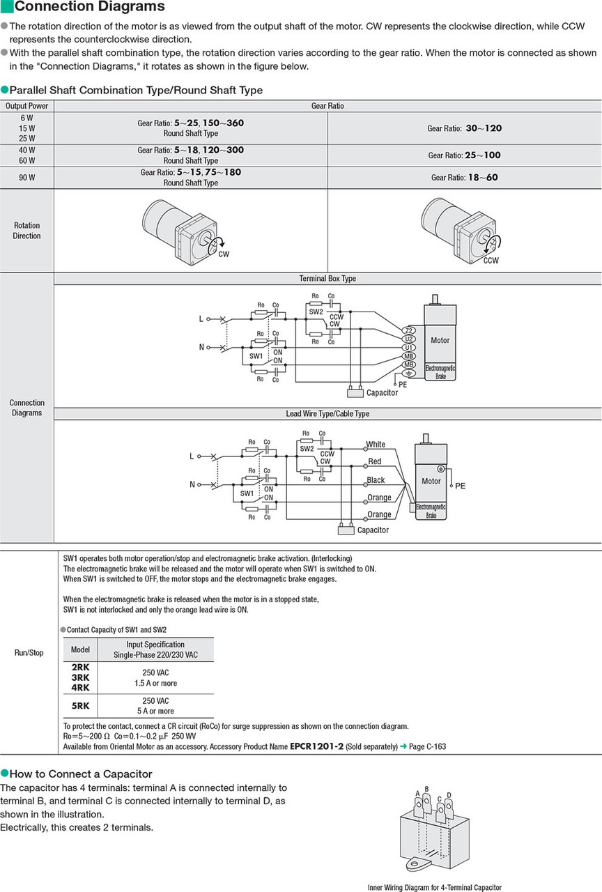 5RK90A-UAMT2 - Connection