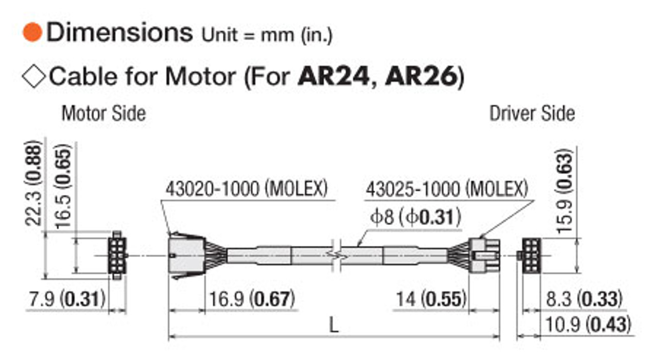 CC020VA2F2 - Dimensions