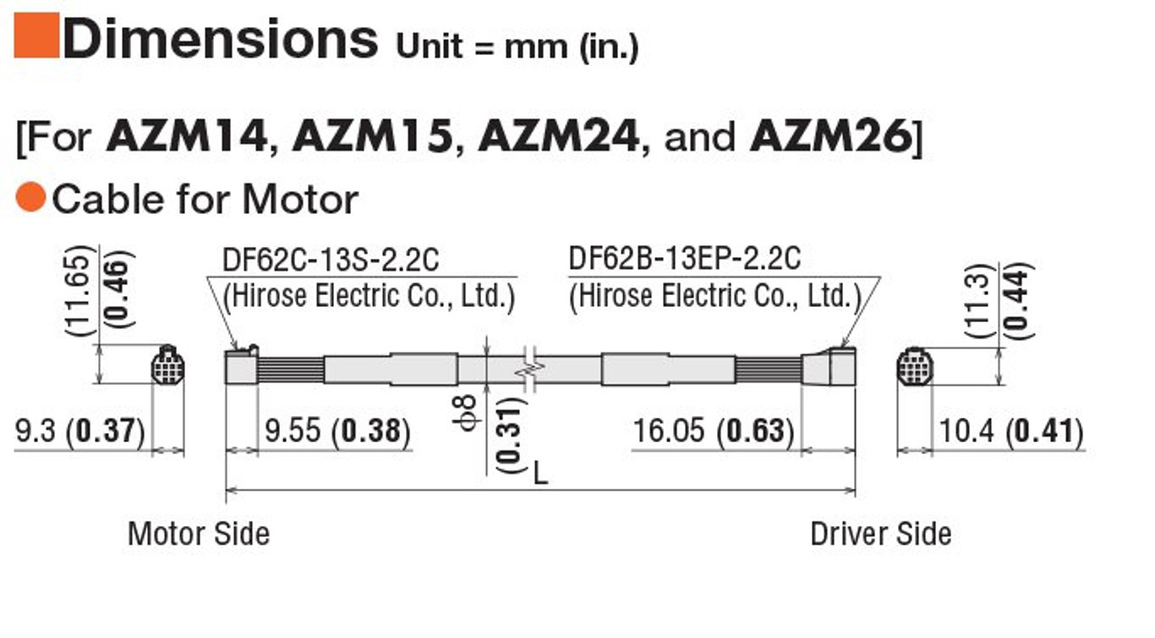 CC100VZ2FT - Dimensions