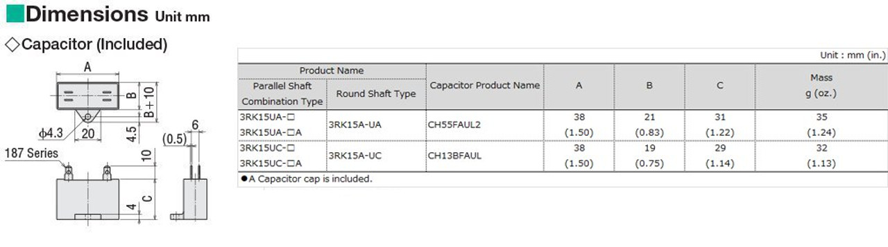 3RK15UA-250A - Capacitor