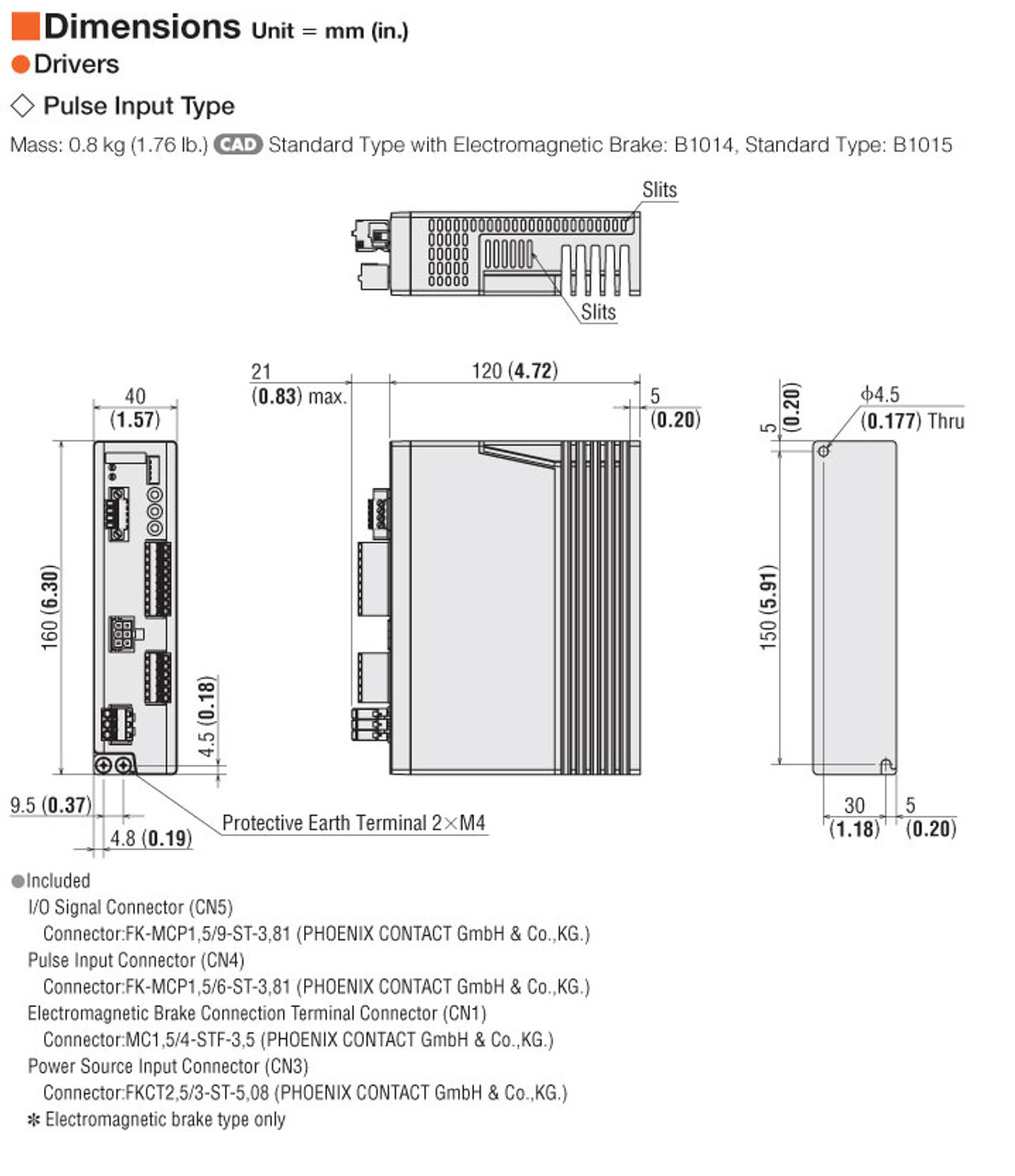 RKSD503M-C - Dimensions