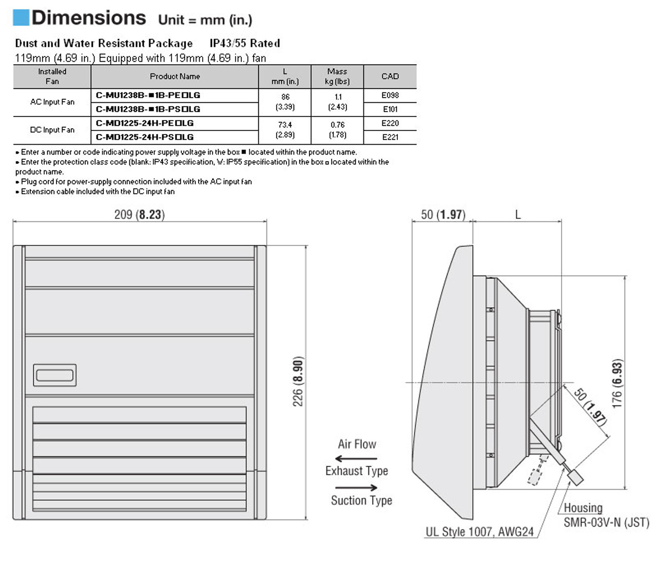 C-MD1225-24H-PELG - Dimensions