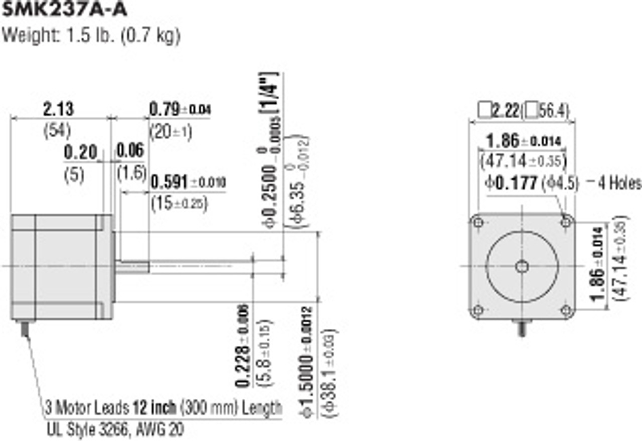 SMK237A-A - Dimensions