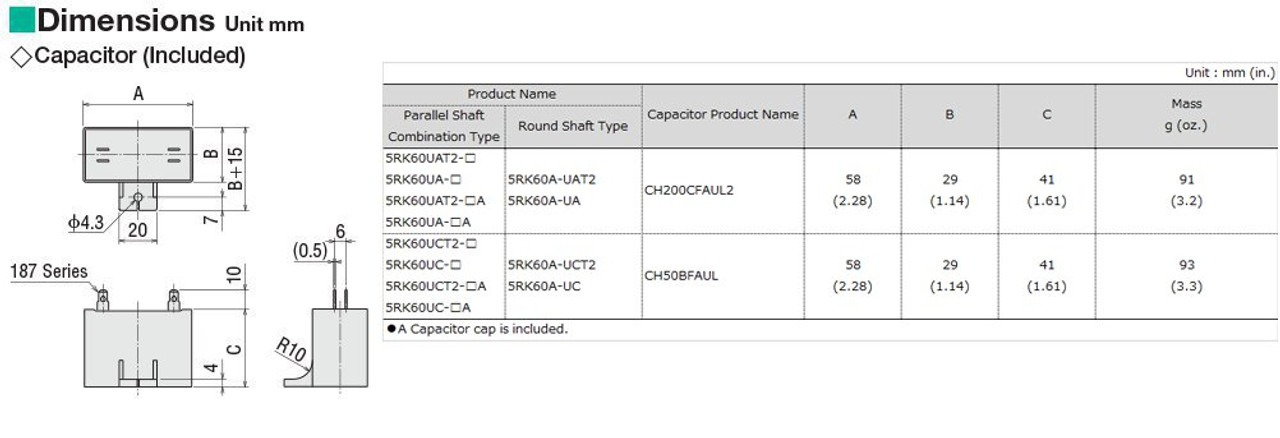 5RK60UC-7.5A - Capacitor