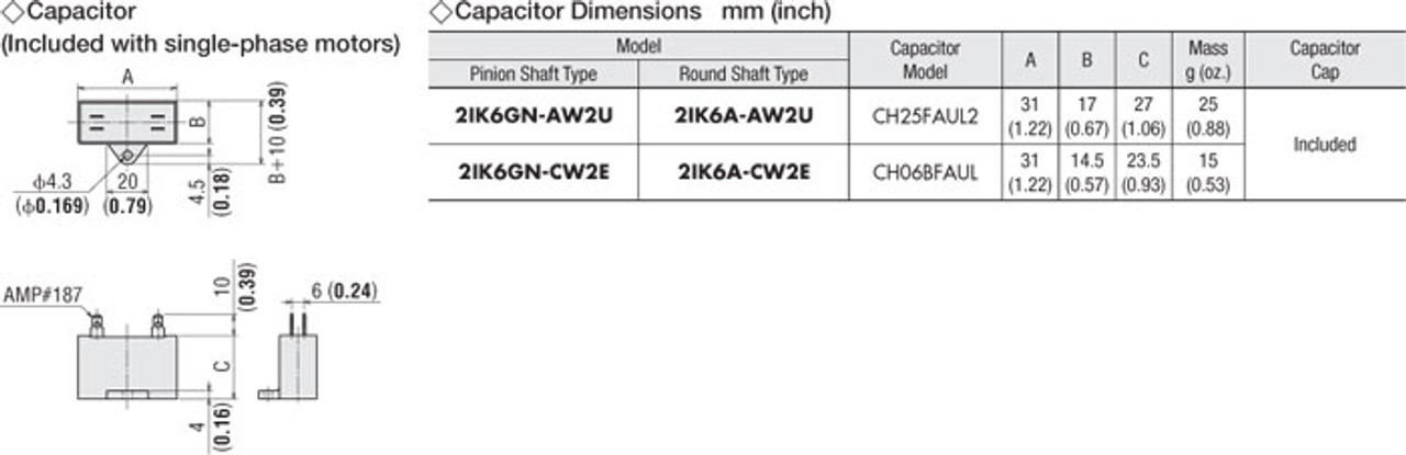2IK6GN-CW2E / 2GN18KA - Capacitor