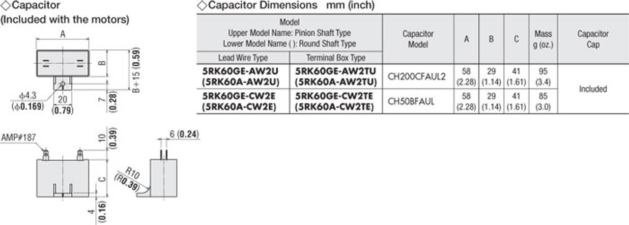 5RK60GE-CW2E / 5GE3SA - Capacitor