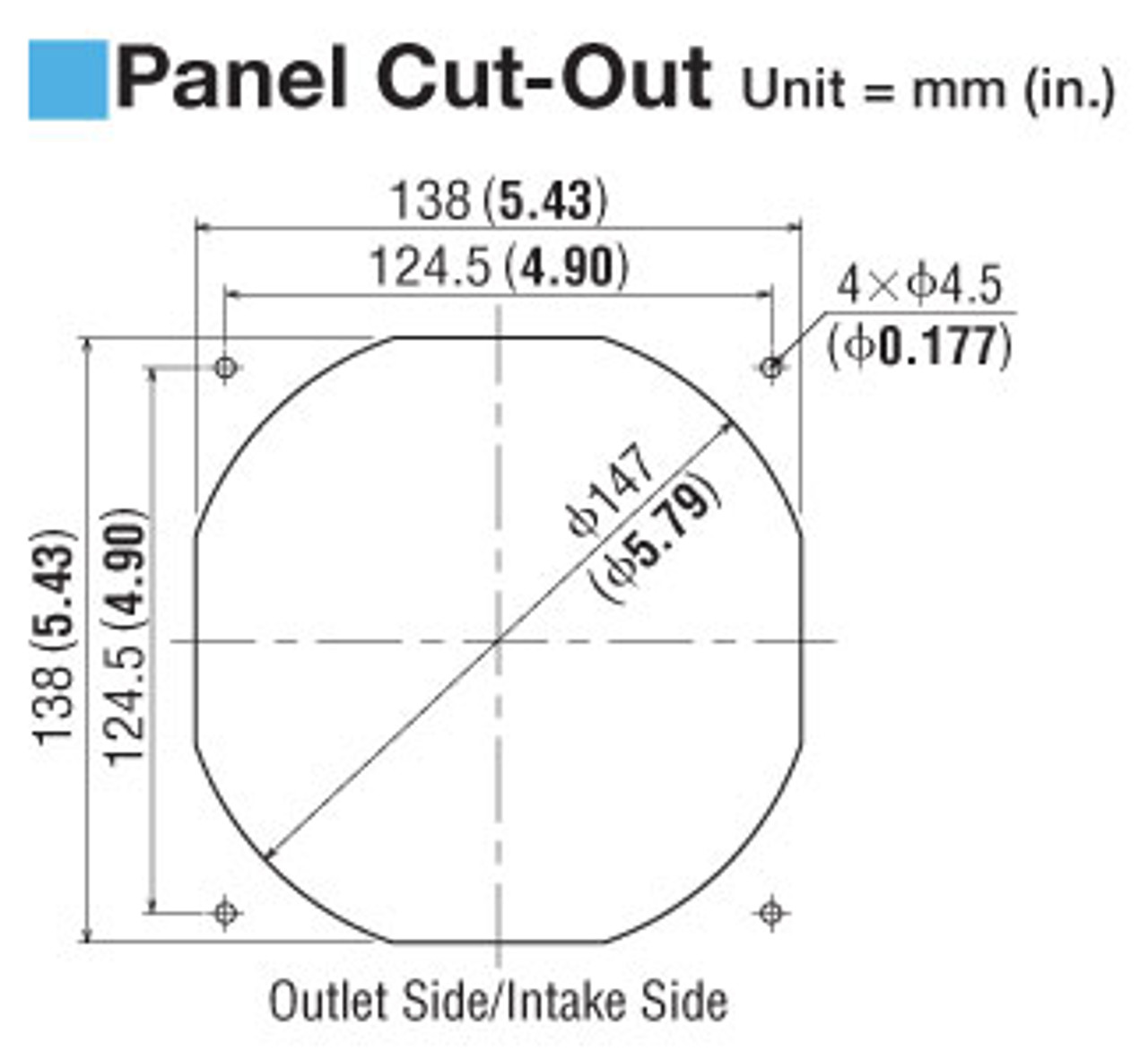 MDA1451-24H - Dimensions